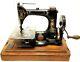 Antigua Maquina De Coser Singer 24 Con Rueda Antique Rare Sewing Machine 1909