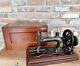 Antique 1880 Singer Sewing Machine 12k Fiddle Base Hand Crank Acanthus Leaves