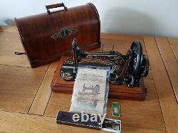 Antique 1887 Singer 12k Sewing Machine Fiddle Base