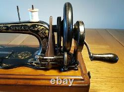 Antique 1887 Singer 12k Sewing Machine Fiddle Base