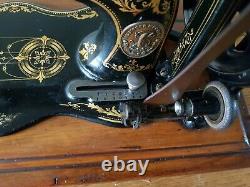 Antique 1887 Singer 12k Sewing Machine Fiddle Base