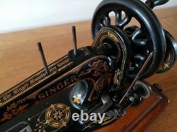 Antique 1887 Singer 12k Sewing Machine Fiddle Base