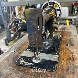 Antique 1891 Singer VS2 Treadle Sewing Machine Fiddle Head Original WithHardware