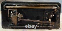 Antique 1896 Singer Treadle Hand Crank Sewing Machine withAttachments Works Clean