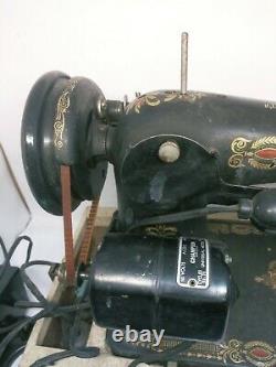 Antique 1900 G Series Singer Sewing Machine #G5037991- Motor & Light Attachments