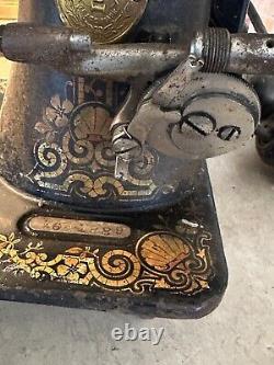 Antique 1900s Rare Singer Model 27 Treadle Sewing Machine K641888 Parts Repair