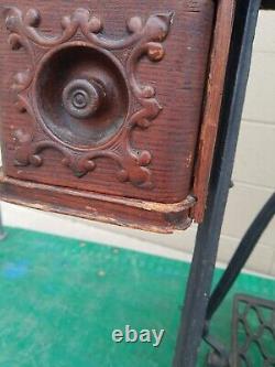 Antique 1901 Singer Sewing Machine, Oiled, Cleaned, Working, Attachments Included