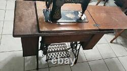 Antique 1903 Singer Treadle Sewing Machine & Cabinet Serial # G1448331 7 Drawers