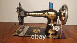 Antique 1905 Sphinx Model #27 Singer Treadle Sewing- Serviced -Fully Functional