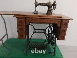 Antique 1906 Singer Sewing Machine, Tested And Working