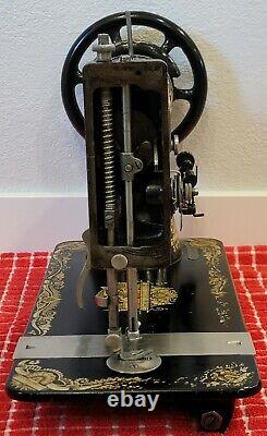 Antique 1910 Singer 27 Sphinx Sewing Machine G510069 Works Clean
