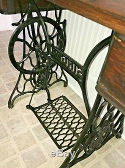 Antique 1910 Singer Sewing Machine Treadle Scotland F2313991- Magnificent