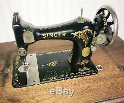 Antique 1910 Singer Sewing Machine Treadle Scotland F2313991- Magnificent