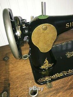 Antique 1910 Singer Sewing Machine Treadle Scotland F2313991- Magnificent