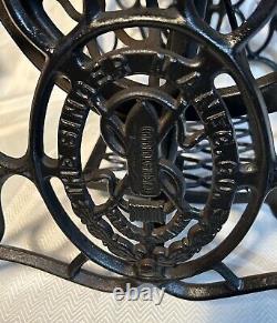 Antique 1912 Singer Treadle Sewing Machine Cast Iron Base Repurpose add a top