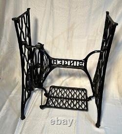 Antique 1912 Singer Treadle Sewing Machine Cast Iron Base Repurpose add a top