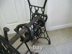 Antique 1914 Rare Singer Gear Drive Treadle Sewing Machine Base PICK UP ONLY