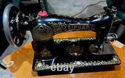 Antique 1919 Singer Sewing Machine Good Working Condition RARE
