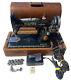 Antique 1922 Singer 99k Sewing Machine Bentwood Case Foot Pedal Light #y699798