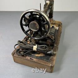 Antique 1922 Singer Sewing Machine G9848496 Pedal & Instructions PARTS VTG