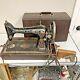 Antique 1923 Singer Red Eye Sewing Machine W Case Model 66 Read Description Hn