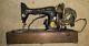 Antique 1925 Singer Sewing Machine Aa712311 With Motor/light And Spare Parts