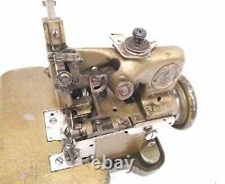 Antique 1925 Very Rare Smallest Singer 81-4 Overlocker Industrial Sewing Machine