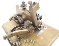 Antique 1925 Very Rare Smallest Singer 81-4 Overlocker Industrial Sewing Machine