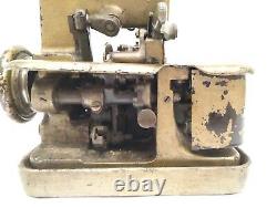 Antique 1925 Very Rare Smallest Singer 81-4 Overlocker Industrial Sewing Machine