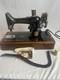 Antique 1928 Singer 99 Sewing Machine With Case/key Leg Bar