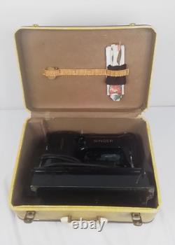 Antique 1940s Singer 301 Slant Needle Sewing Machine #J2285