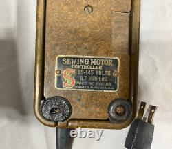 Antique 1950 Singer Model 66-16 Sewing Machine +Original Pedal Case Manual++