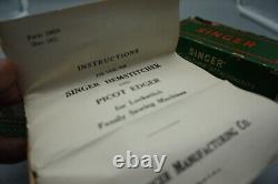 Antique 1950 Singer Sewing Machine Featherweight Model 221 1 Ser# Am684385