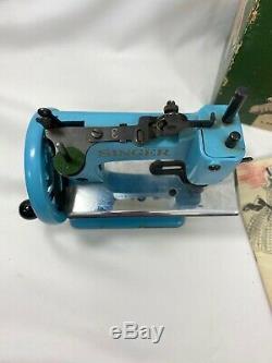 Antique 1954-1957 SINGER SEW HANDY Model 20 Pale Blue Sewing Machine