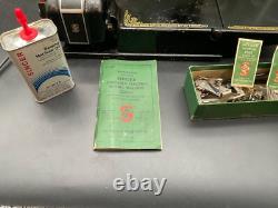 Antique Black Featherweight Singer Sewing Machine/case/attachments-Cat. 3-120