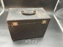 Antique Black Featherweight Singer Sewing Machine/case/attachments-Cat. 3-120