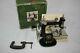 Antique Cast Iron Singer Sewhandy Model 20 Sewing Machine Toy Near Mint With Box