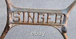 Antique Cast Iron Singer Sewing Machine Base GDC BASE ONLY NO PEDAL