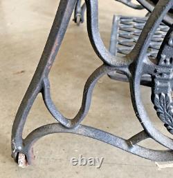 Antique Cast Iron Singer Treadle Sewing Machine Base for Table Stand Repurpose