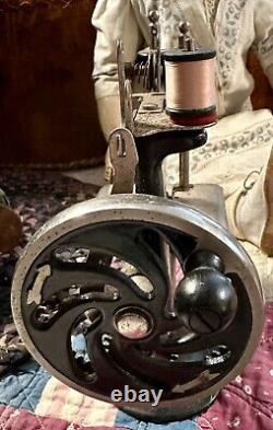 Antique Childs Toy Singer Sewing Machine For Display With Your Best Dolls