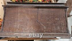 Antique Coffin Style Singer Sewing Machine Wood Cover