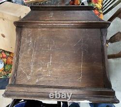 Antique Coffin Style Singer Sewing Machine Wood Cover