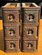 Antique Fancy Singer Treadle Sewing Machine Drawers, Set Of 6 With Frames, Vgc