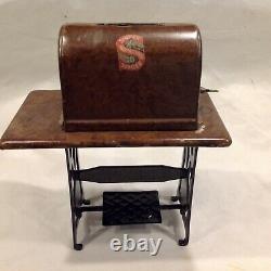 Antique German Miniature Singer Sewing Machine Toy Bank