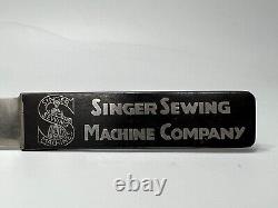 Antique German Singer Sewing Machine Company Letter Opener Steel Paper Cutter