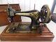 Antique Hand-cranked Sewing Machine Usa Antiques 1906 Singer S459763