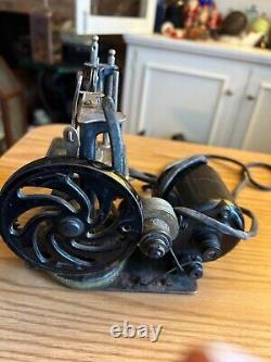 Antique Miniature Motorized Child's Singer sewing machine