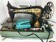 Antique Pat 1899-1910 Singer Sewing Machine -working Condition Rare With Case