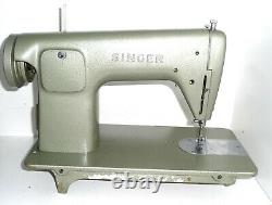 Antique SINGER 194M sewing machine denim leather canvas rare vtg Monza Italy