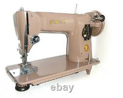 Antique SINGER 201K sewing machine denim leather canvas rare vtg heavy duty best